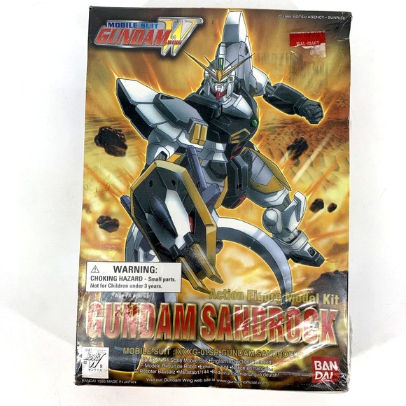 Vintage 1995 Mobile Suit‎ Gundam Wing Action Figure Model Kit 05 Sandrock SEALED